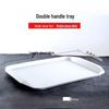 Rectangular Thickened Plastic Serving Trays - 10 Pack
