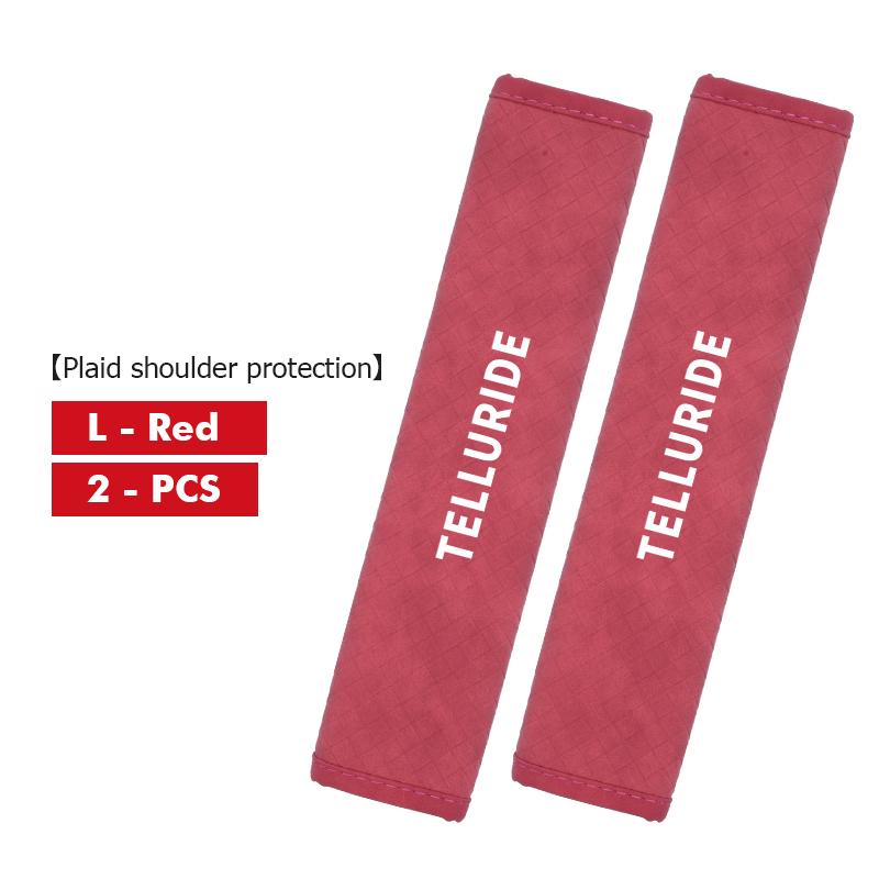 AANO1 Car Styling Seatbelt Shoulder Pad Safety Shoulder Protector Cover For KIA Venga Sedona Forte Stonic Picanto Sorento Stinger