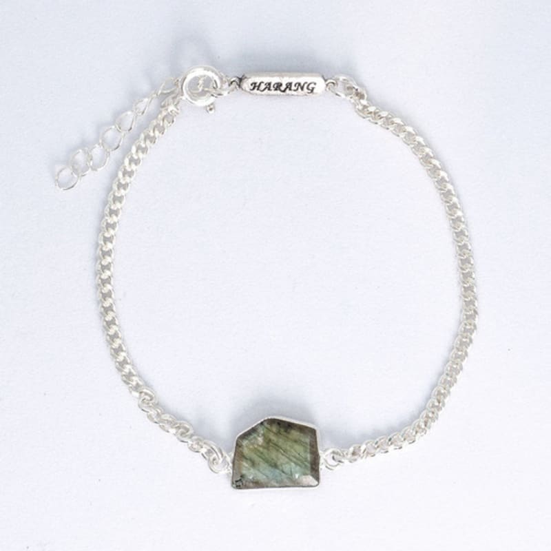 HARANG HR 257B_Pentagon Labradorite Bracelet
