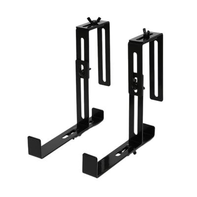 2Pcs Planter Brackets Adjustable Flower Box Brackets Window Box Brackets Outdoor Planter Hook for Fence Garden