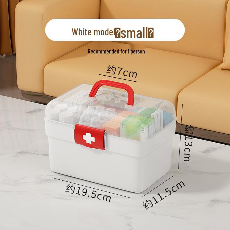 

Family First Aid Kit: Essential Medicine Storage Box for Dorms and Homes