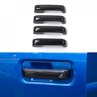 4 Stück Außen Türgriff Abdeckung Zierleiste Dekoration für Ford F150 2015- Kohlefaser