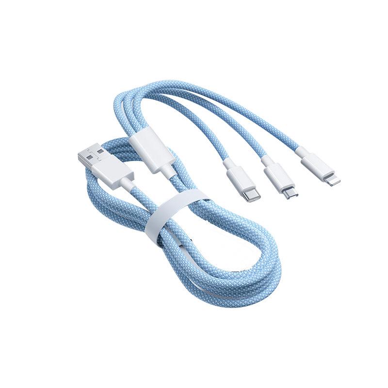 120W Fast Charging Cable for Apple, Huawei, Honor, Vivo, Xiaomi - Compatible with iPhone 15 and More