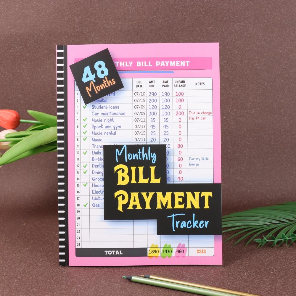 

Independently Published Monthly Bill Payment Tracker: 48 Months Expense And Bill Tracker With Calendar & Debt Payoff Planner