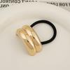 Minimalist Metal Hair Ring - New Korean Style High-End Ponytail Tie Rubber Band.