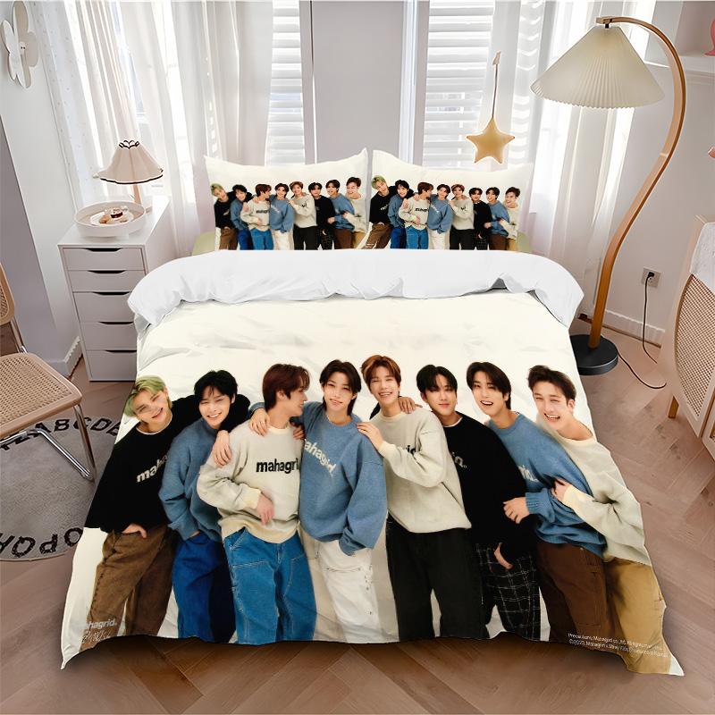 Kpop Stars Bedding 3 Piece Set Hd Print Duvet Cover Pillowcases For Teens Adult Bedroom Decoration Christmas Gift C9211974