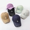 Spring And Summer Hat Female Personality Embroidery Baseball Cap Ripped Cotton Cap Sunshade Sun Protection Cap
