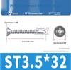410 Stainless Steel Flat Head Phillips Self-Tapping Self-Drilling Screws
