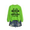 Womens Loose Fit Cotton Hoodie With Print Design Winter Casual Wear
