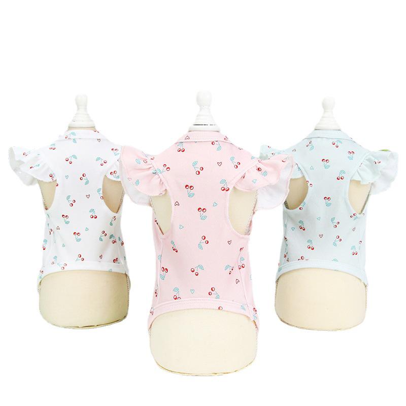 Lace Sleeve T-Shirt for Small To Medium Dogs - Breathable & Comfortable Pet Apparel