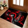 Custom Name Dark Knight Living Room Non-Slip Area Rug Soft Carpet for Bedroom Kids Playroom Sofa Office Home Decor Doormat