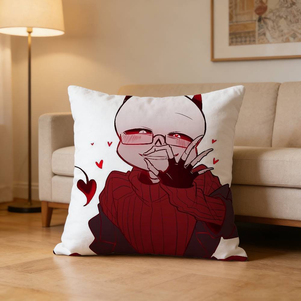 Fell Ink Sans UUndertale Pillow Case for Sofa Living Room Home office Decor Protective Cover