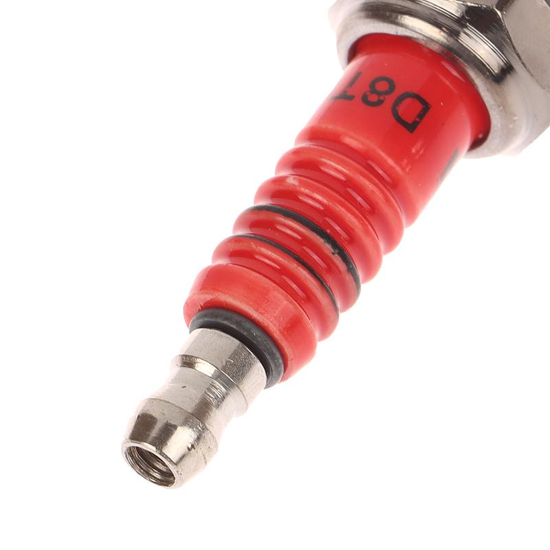Racing 3 Electrode Spark Plug A7Tc D8Tc Fits For Gy6 50Cc 110Cc 125Cc 150Cc Scooter Dirt Bike Go Kart Motorcycle Accessories