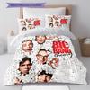 The Big Bang Theory Pattern Bedding Home Decoration Birthday Gift ( 1 Duvet Cover + 2 Pillowcase, Without Core),fan Merchandise.