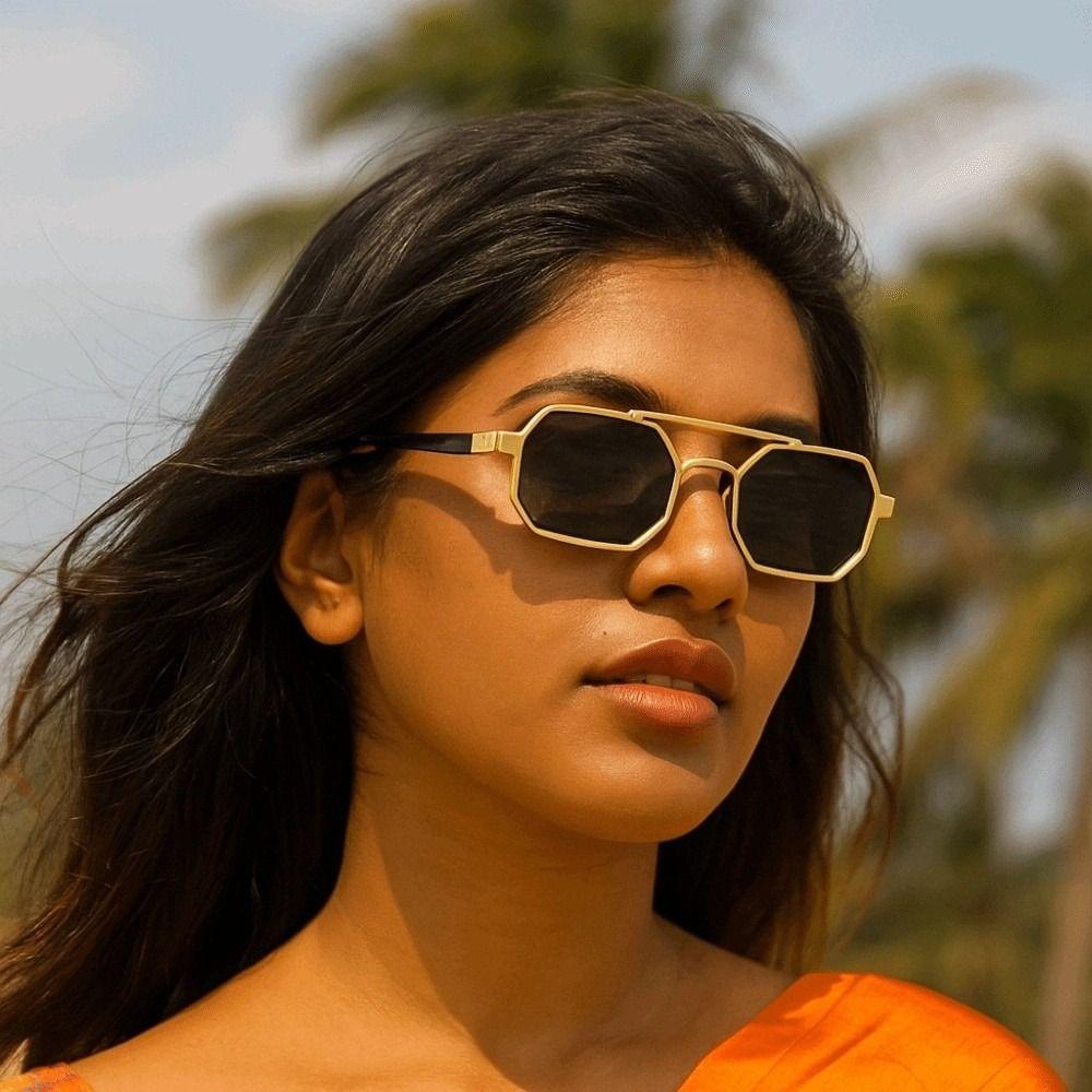 Lightweight Unisex Polarizing Lens Sunglasses Gradient Anti-UV Glasses Outdoor