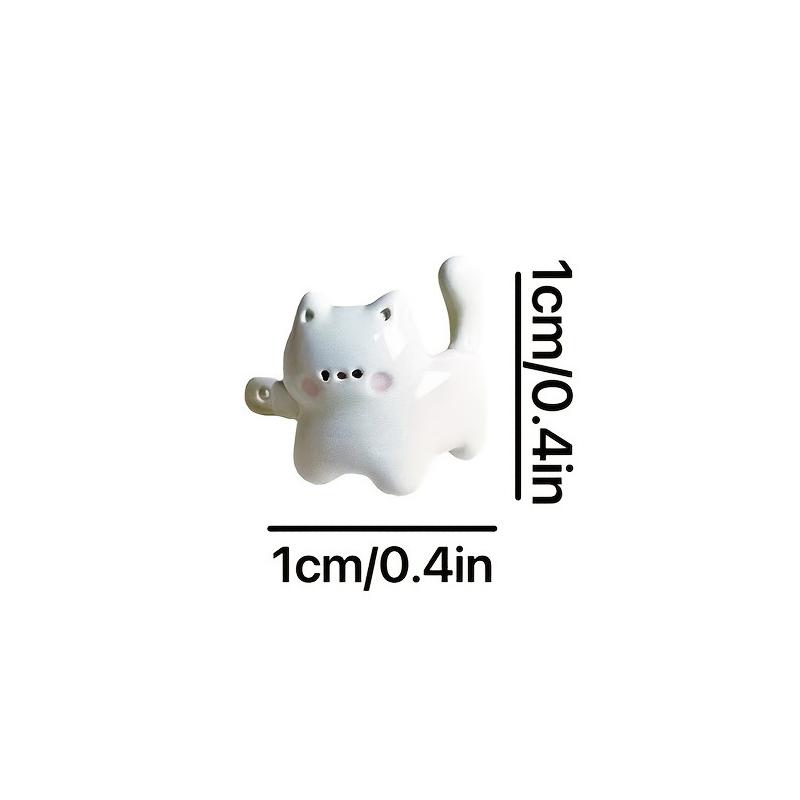 Cartoon Cat Ear Clip  Cute Soft Cute Sweet Girlish Heart Small Delicate No Ear Hole Earrings Fashionable High-Value Jewelry