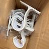 Curtain Rod Bracket Hooks Brackets Ceiling Holders Double Rods Window Holder Wall Shower Alloy Hanger Walls Hook Mount Aluminum