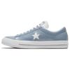 One Star HanByeol Grey Non-slip and Wear-resistant Low-top Skate Shoes Unisex Blue Grey