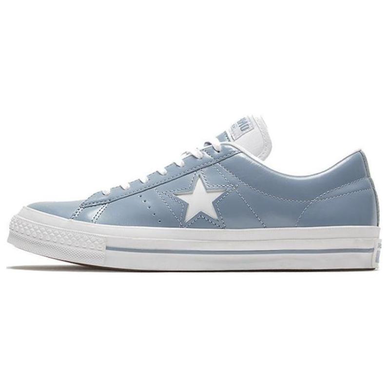 

Converse One Star HanByeol Grey Non-slip and Wear-resistant Low-top Skate Shoes Unisex Blue Grey 35