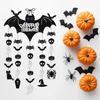 Seasonal Halloween Bat Hanger Cardstock Festive Ornament Indoor and Outdoor Halloween Accessory Halloween Gift Idea