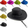 Street Style Cowboy Hat Made Of Polyester For Trendy Outdoor Wear