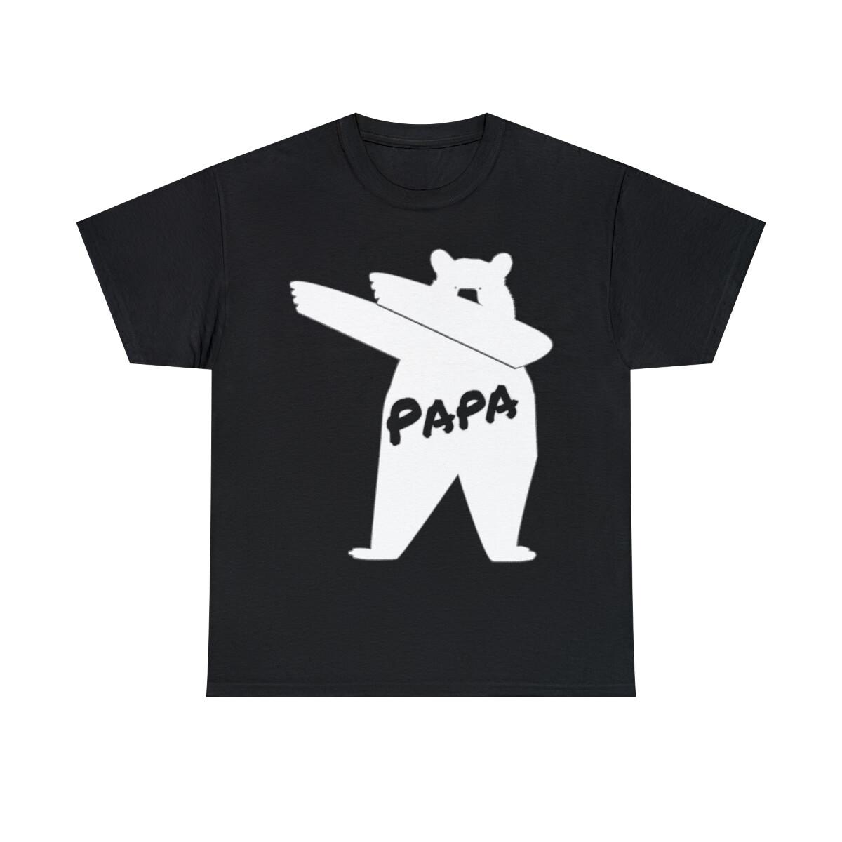 Dabbing Papa Bear Graphic Tee Shirt, S-5XL L