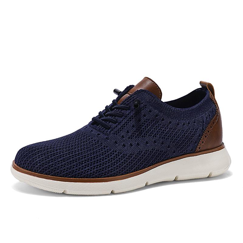 New lightweight breathable mesh men's shoes Fashion trend Walking men's outdoor wear-resistant casual shoes