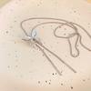 Sweet Y2K Tassel Necklace Flower Women's Choker Chic Butterfly Necklace  Girls