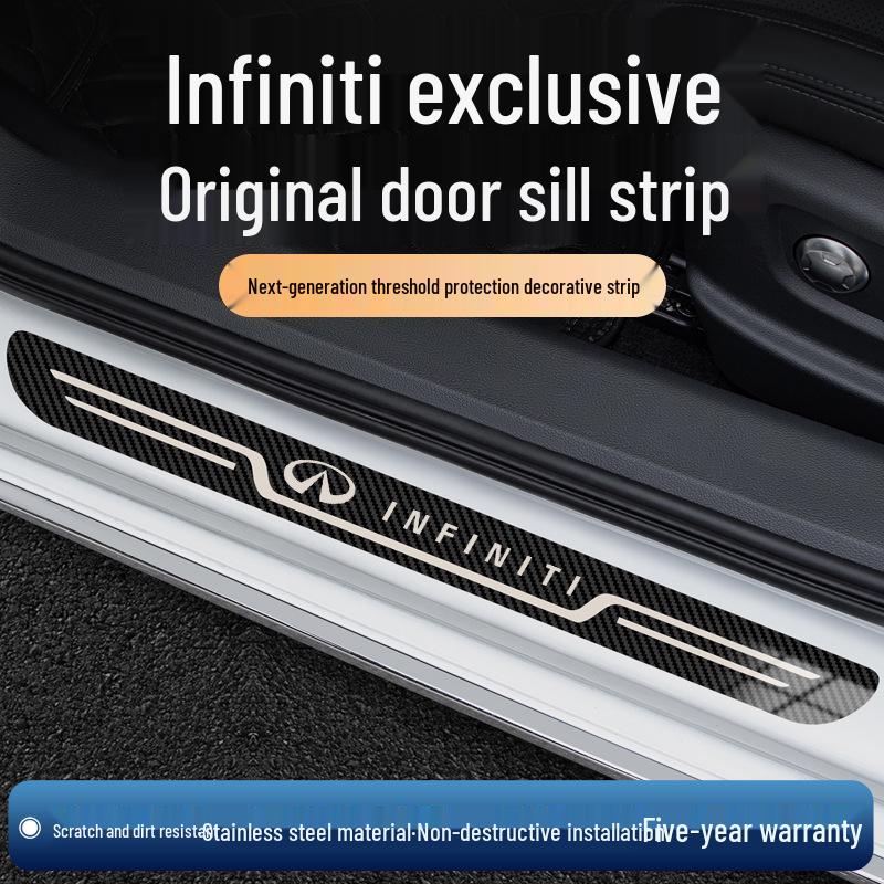 Original Infiniti QX50, QX60, Q80, Q70L, Q50L, FX3 Car Welcome Pedal Sill Strip