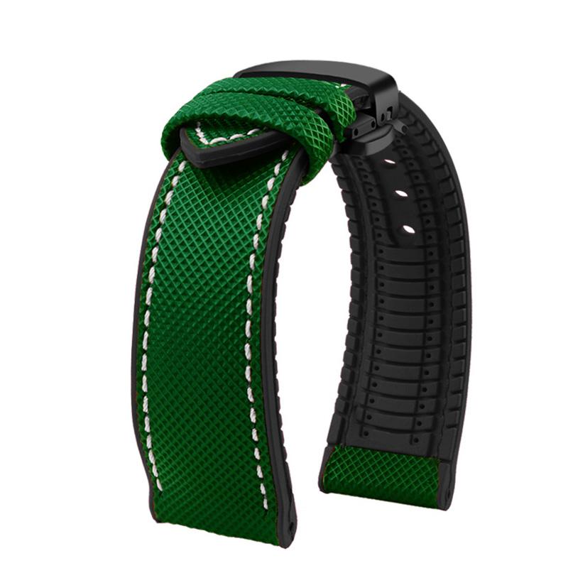 Classic 24mm Sports Nylon + Rubber For Casio PROTREK Mountaineering watchband PRG-600/PRG-650 PRW-6600/ PRW-6800 Bracelet Men Strap