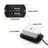 2 Band Acoustic Guitar Preamp EQ Equalizer Tuner Piezo Pickup Equalizer Pickup Tuner for Acoustic Classical Guitar