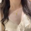 Medieval Vintage Wei Xue Same Cross Diamond Pestle Necklace Retro Diamond-Encrusted High-End Sense Stacked Pendant Accessories