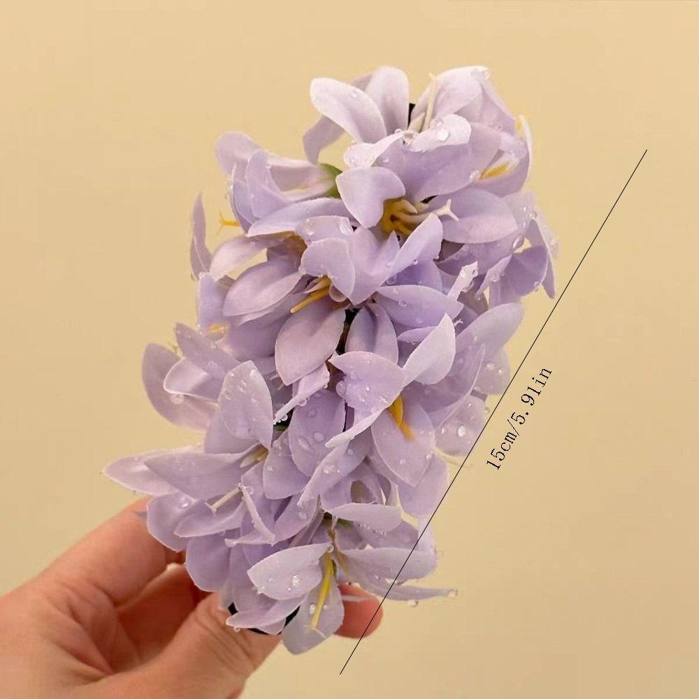 15cm Artificial Flower Hair Clips Elegant Bridal Hair Accessories Flower Hair Pins  for Women