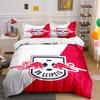 RB Leipzig Soccer Bedding Set Bedding Duvet Cover Set Duvet Cover Pillowcases  (1 * Duvet Cover 2 * Pillowcases, Without Duvet Insert)