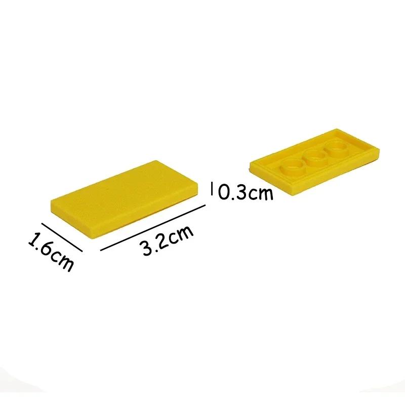 50 / 100PCS 87079 Size 2x4 Flat Tile 2 4 Blocks MY OWN CREATION Assemble Particles Smooth Building Blocks DO-IT-YOURSELF Learning Imaginative Toy