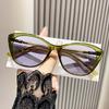 2 In 1 Outdoor Color Changing Myopia Glasses Women'S Retro Anti Blue Light Myopia Glasses Prescription -50 -75 -125 -225 -375