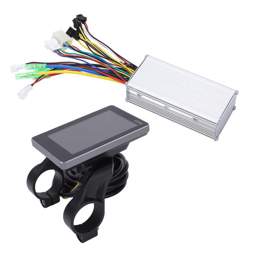 Electric Bike 22A Controller 36V 48V Common Controller with LCD GD063 Display Panel for 500W Motor