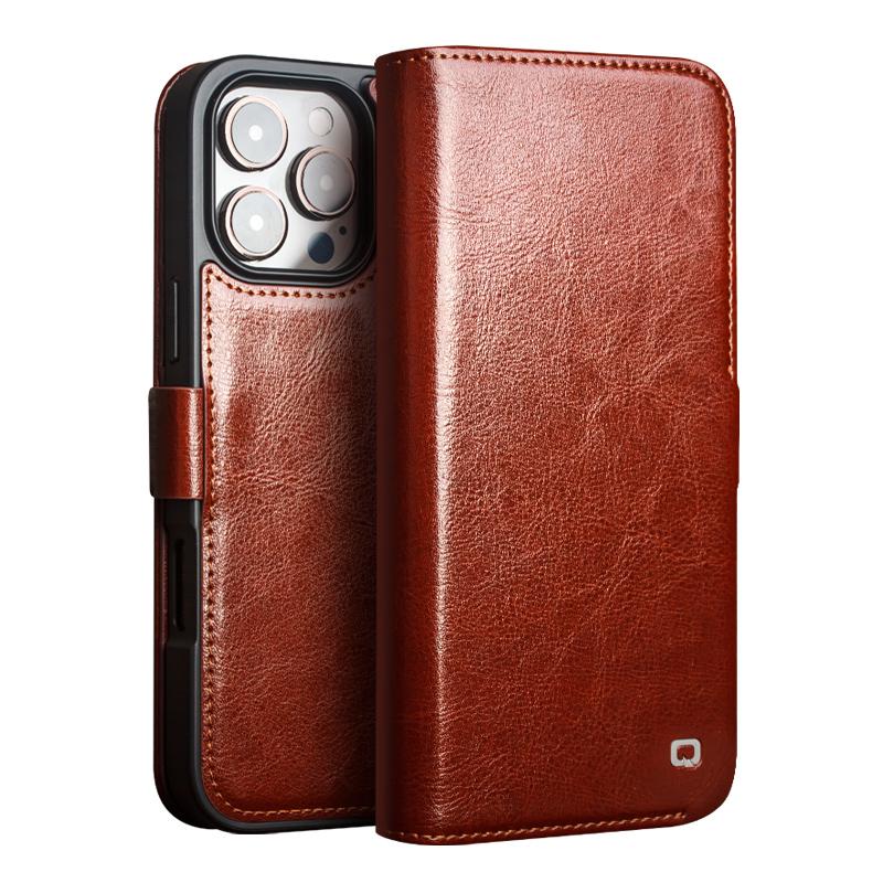 Genuine Leather Flip Case for IPhone