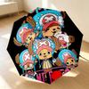 Chopper Anime Portable 3 Folds Umbrella Portable Windproof Folding Rain Umbrella For Travel Outdoor Sun Protection Travel Outdoor Gift