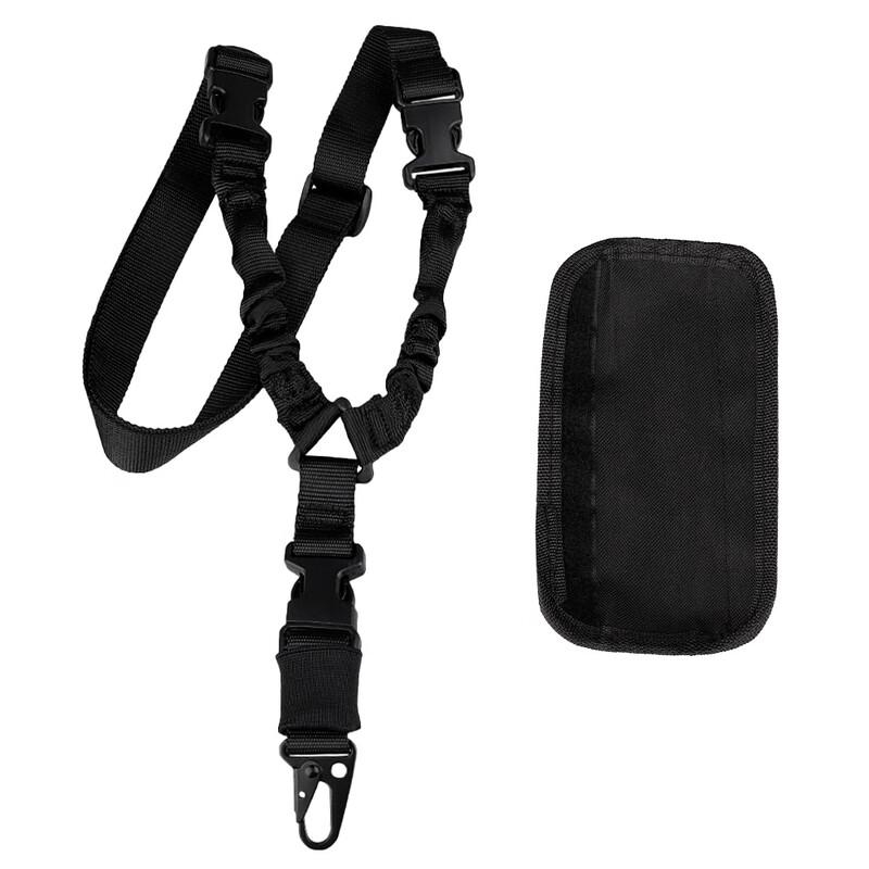 Tactical Single Point Sling with Shoulder Pads (Pair)