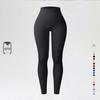 Ribbed High-Waist Seamless Yoga Pants - European/American Autumn/Winter Fitness Leggings