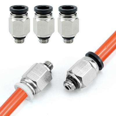 Space Efficient Miniature Pneumatic Connectors Air Fitting Suitable For Small Machinery Reliable Air System Maintenance