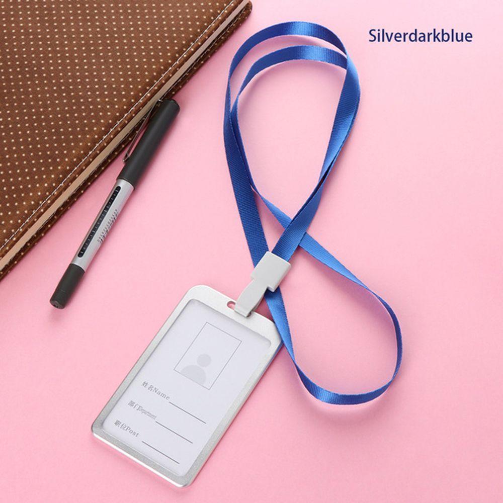 Identity Security Cover Business Certificate with Lanyard Work Badge ID Card Holder Pass Tag