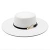 Wool Felt Panama Hat With Wide Brim For Men And Women Perfect For Outdoor And Gift Use