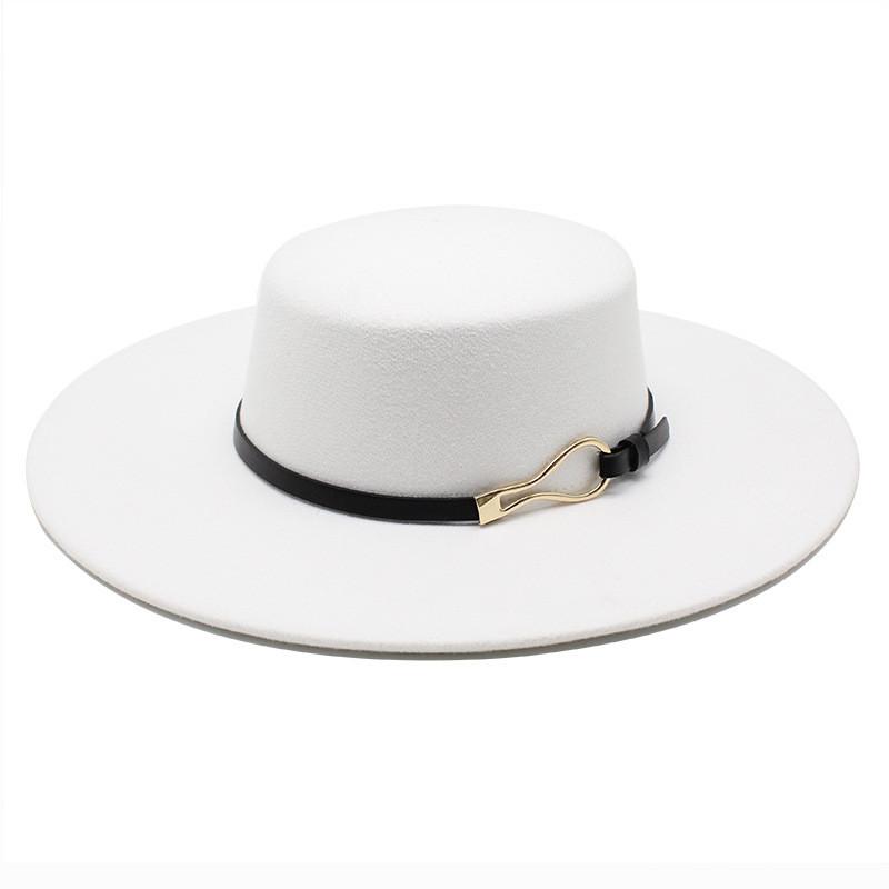 Wool Felt Panama Hat With Wide Brim For Men And Women Perfect For Outdoor And Gift Use