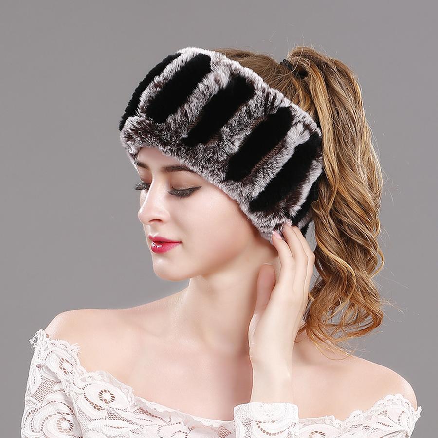 

Новый вязаный шарф-манишка из кроличьего меха, зимний женский утолщенный флисовый шарф, высокоэластичная повязка на голову