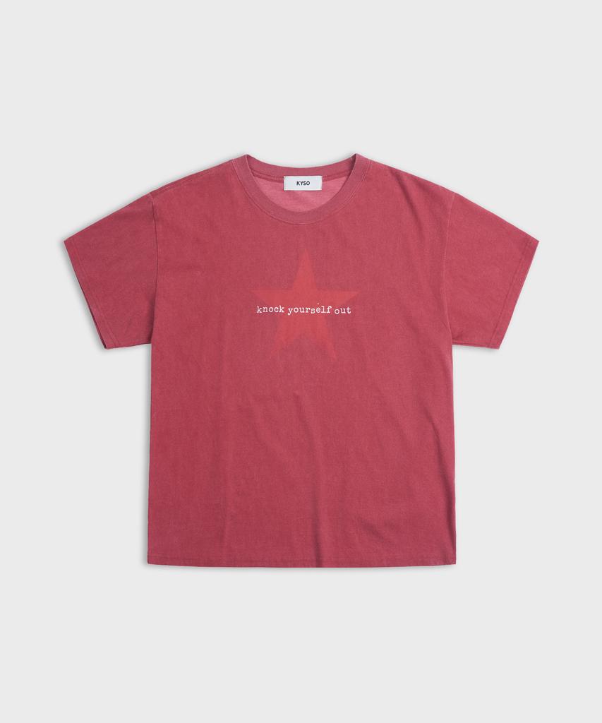 Kaiso Star T-Shirt Vintage Red