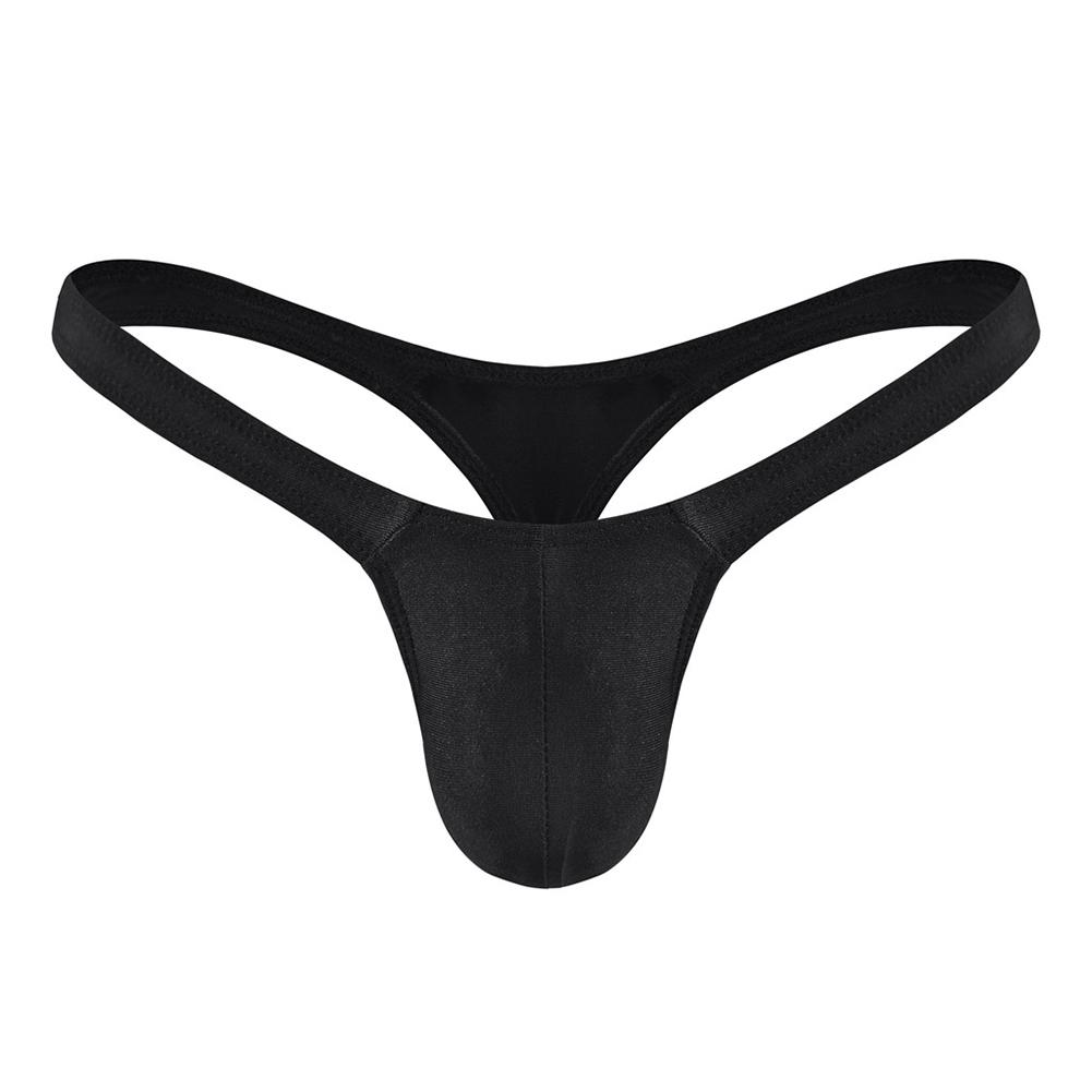 Low-rise Mens Underwear Polyester Slimming Soft Solid