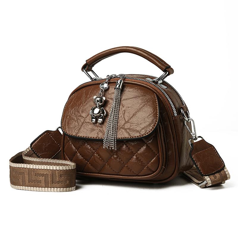 Ketten-Tasche Einfaches Rautenmuster Design Hoch Hand Frachtbrief Schulter Crossbody Achseltasche Alles Stilvolle Damen-Tasche