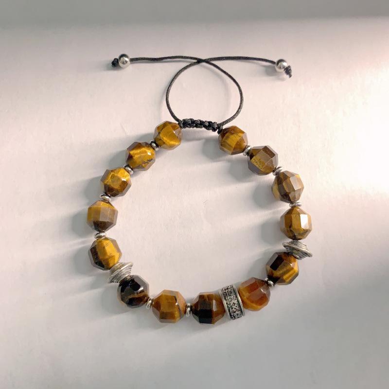JYL TS Bracelet  Yellow Style Attracts Wealth & Joy Tiger eye brings wealth дикая клубника